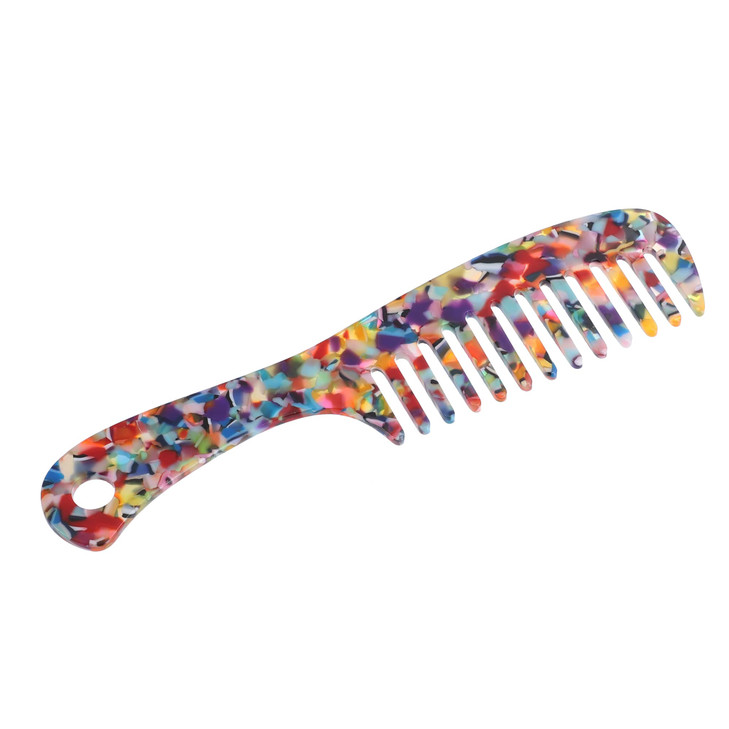 Vocoste Wide Tooth Hair Comb Anti Static For Thick Curly Hair Multicolor