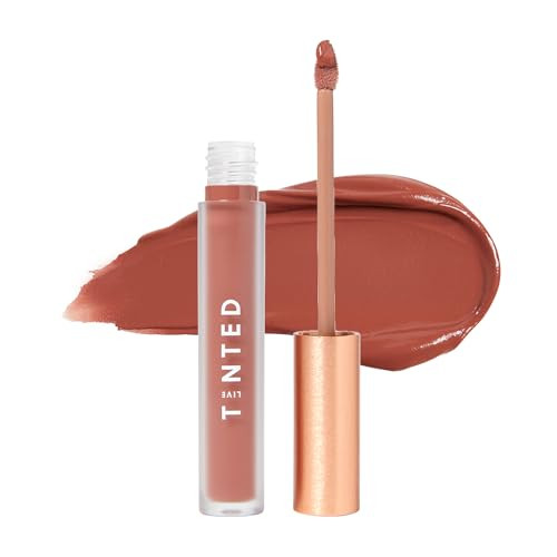 Live Tinted Huelip Liquid Lip Creme Lipstick Warm Brown 0.09 Fl Oz