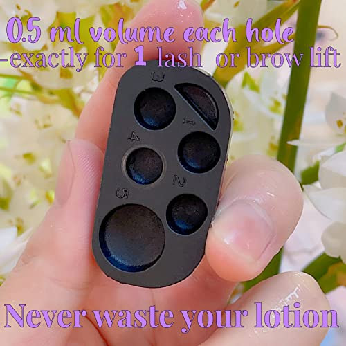 Silicone Lash Lift Tint Palette Tiny Tray Plate For Eyelash Lifting Brow Lamination Dye Lash Extension Remover Container Eyelash Lift