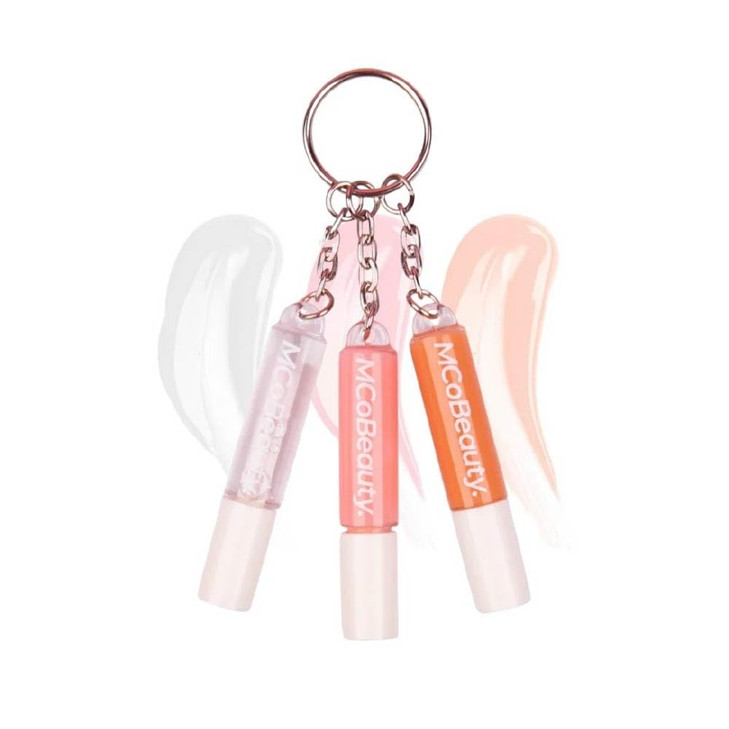 Mcobeauty Lip Gloss Trio Keychain Lip Gloss Set Of 3 Mini Glosses