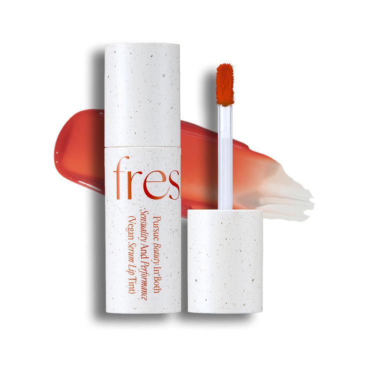 Freshian Vegan Serum Lip Tint 02 Garden 0.21Oz Long Lasting Moisturizing Formula Lightweight Lip Stain. Korean Makeup Skin Care.