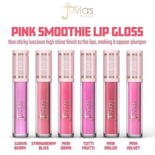 Juvia S Place Smoothie Lip Gloss Pink Velvet Hydrating Lipgloss For Women