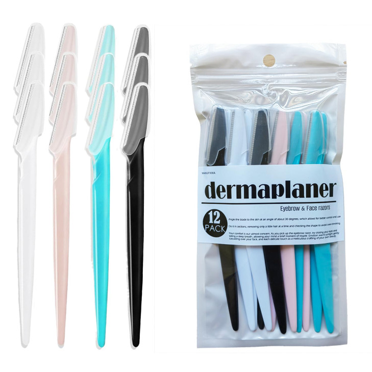 Wangfxwa Dermaplane Razor Eyebrow Razors Dermaplaning Tool For Face Shaver