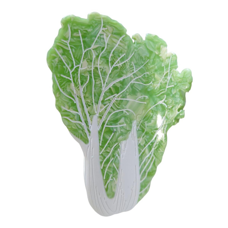 Funny Cabbage Hair Clip Acetate Claw Clips Hair Clips For Women Grass Green 1 Count Pack Of 1