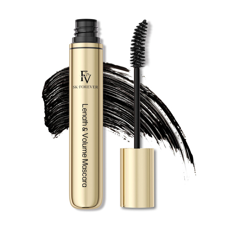 Fv Waterproof Black Mascara Long Lasting Smudge Proof