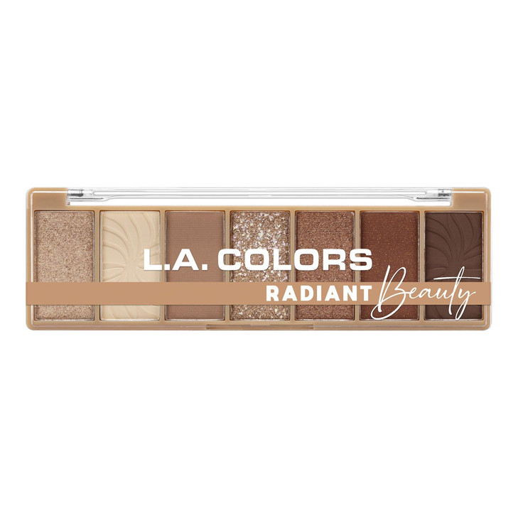 L.A. Colors 7Pc Color Eyeshadow Palette Radiant Ces497