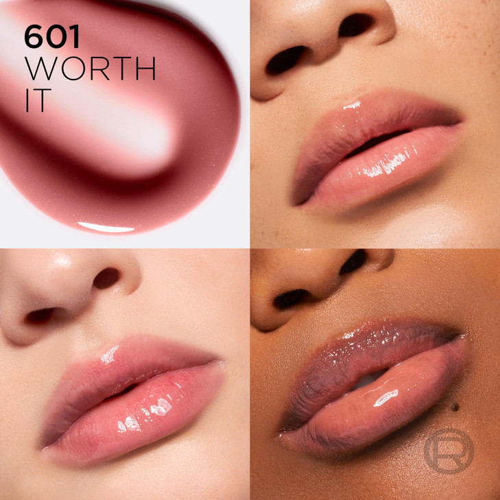 L Oreal Paris Plump Ambition Hyaluron Lip Oil 24 Hr Lip Gloss With Hyaluronic Acid Volumizing Formula With Glass Like Shine Worth It 601