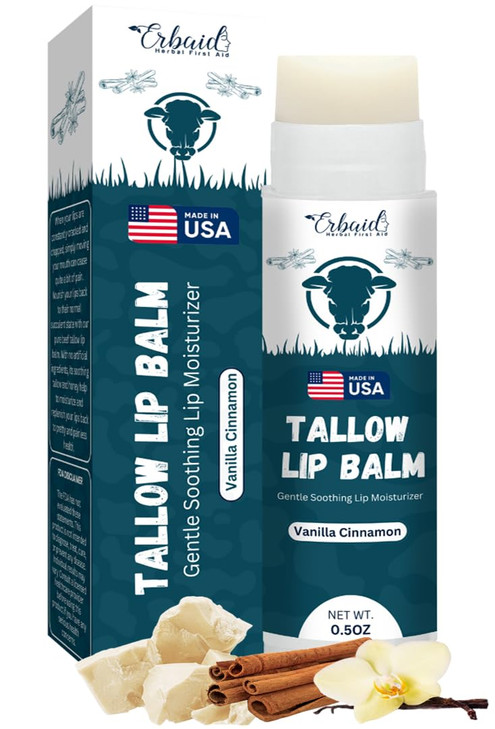Beef Tallow Lip Balm Natural Tallow And Beeswax Chapstick For Men And Women
