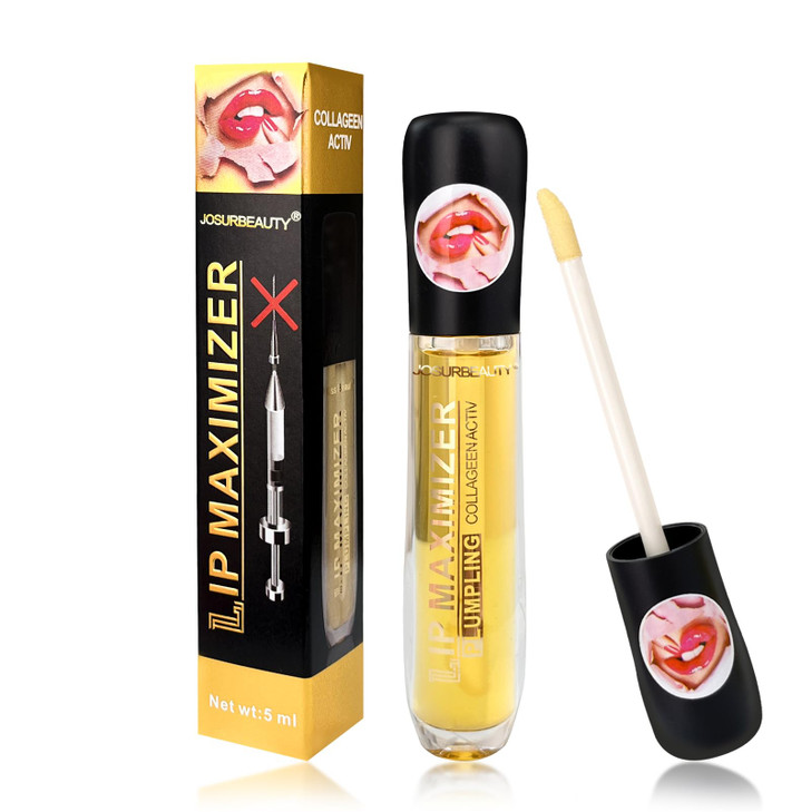 Josurbeauty Two Faced Lip Injection Extreme Lip Plumper Gloss Hydrating Lip Oil And Lip Mask For Plump Smooth Lips Hydrating And Reduce Fine