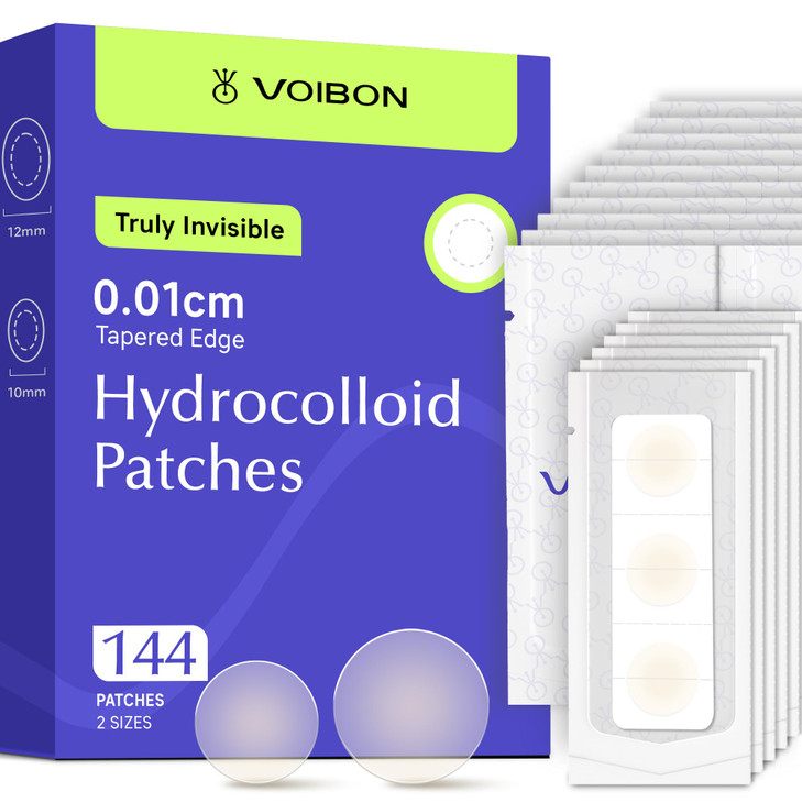 Voibon Pimple Patches For Face Invisible Hydrocolloid Acne Patches Acne Treatment Covering Zits And Blemishes In Skin And Face Zit Patches