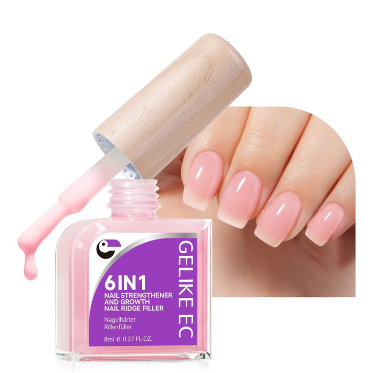 Nail Strengthener Protein For Damaged Nails 6 In 1 Nail Hardener For Women