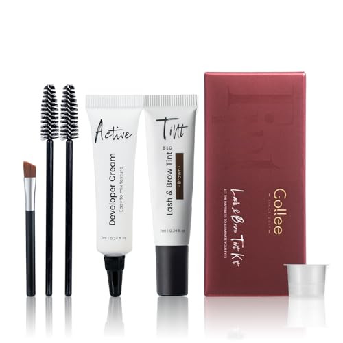 Lash Color Kit Brown Professional Lash And Brow Color Kit With Natural Effects Long Lasting Lasts 4 Weeks Easy To Use For Salon And Home Use