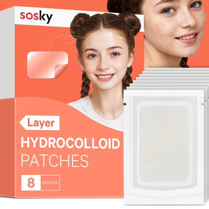 Sosky Large Pimple Patches Xl Hydrocolloid Acne Patches For Face And Body Cystic Pimple And Zit Patch For Nose Chin Back Bacne And Breakouts