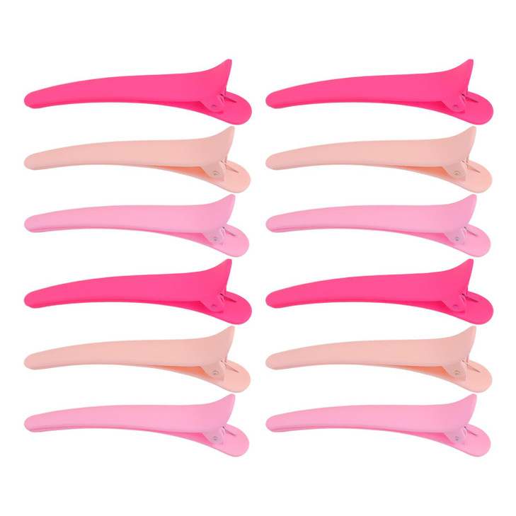 12 Pcs Hair Clips For Styling Sectioning Duckbill Hair Clips For Women Alligator Hair Clip Plastic Non Slip Hair Barrettes Pins For