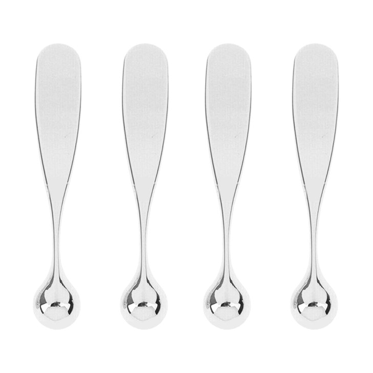 Linyuearui 4Pcs Metal Eye Cream Massage Stick Tool For Face Cream Applicator Makeup Spatula Eye Cream Applicator Eye Massage Tool Eye Cream