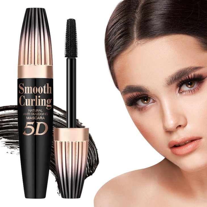 Mascara Black Tubing Mascara Waterproof Creates A Charming Makeup Look Clump Free Volumizing And Curling Smudge Proof Suit For All Skin
