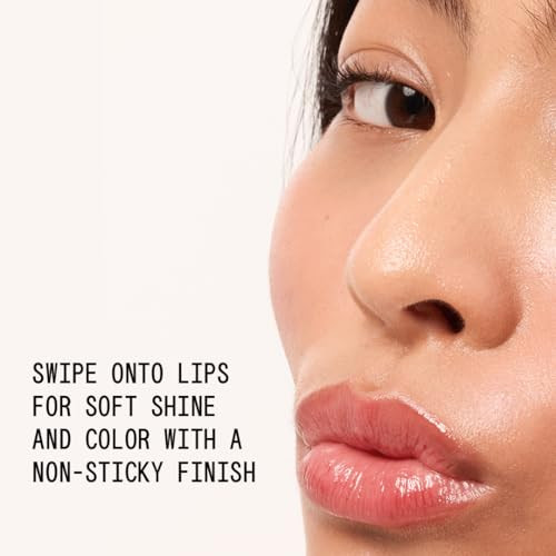 About Face Light Lock Lip Gloss High Shine Oil Pink Sparkle 0.21Oz