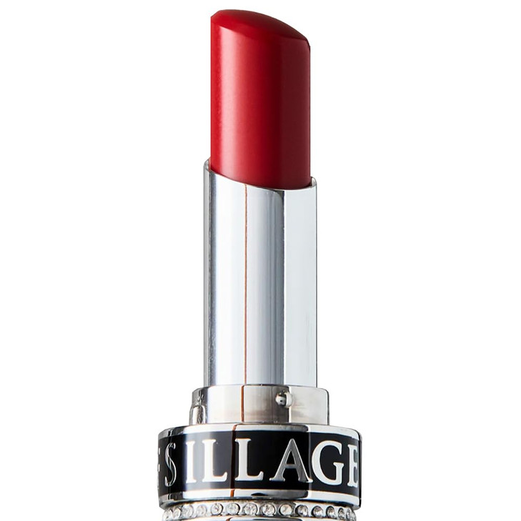 House Of Sillage Diamond Powder Satin Finish Lipstick Silver Queen Blue Based True Red