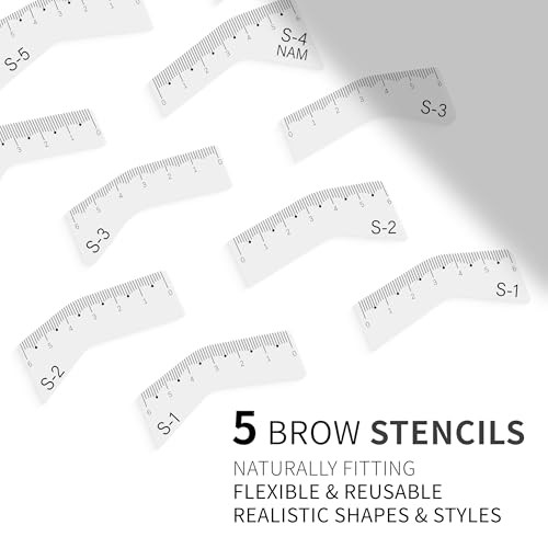Eyebrow Stencils Ruler Reusable Brow Mapping Tool For Microblading Pmu