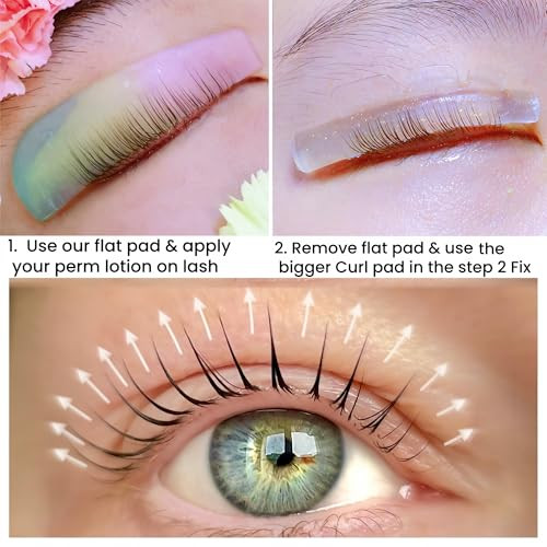 Korean Flat Shield Korea Lash Lift Pad Thin Eyelash Lifting Pads For No.1 Perm Soften And Curl Lashes 2 In 1 Glueless Curling Rod For Salon