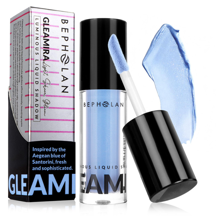 Bepholan Blue Cream Liquid Eyeshadow Shimmer Waterproof Eye Shadow