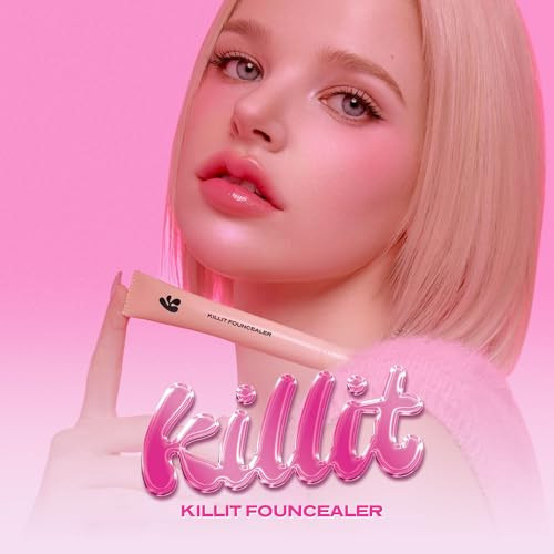 Killit Founcealer 17 Porcelain Hybrid Foundation And Concealer With Built In Spatula High Coverage Lightweight Natural Finish 10 Ml Made In