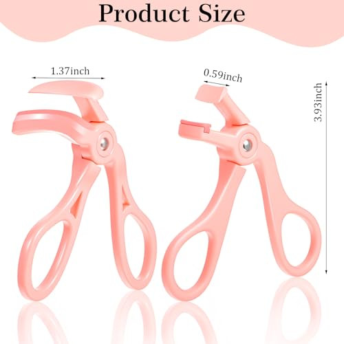 Lxuejie 2 Style Eyelash Curlers Plastic Eyelash Curler