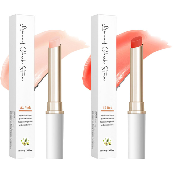 Beralloye 2Pcs Ph Lip Balm Waterproof Temperature Color Change Lip Balm Long Lasting Hydrating Moisturizing Lip Tint For Daily Lip Care