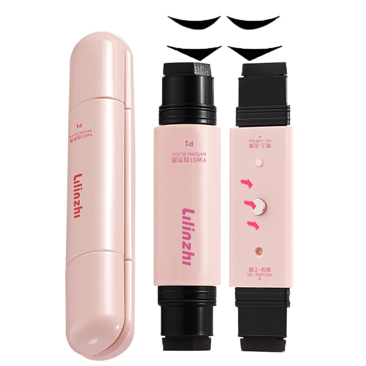 Dulele 2 In 1 Eyeliner Stamp Pen Set 2 Styles Gel Eyeliner Pencil For Perfect Wings Dual Ended Eyeliners Tool Waterproof Cat Eye Eyeliners