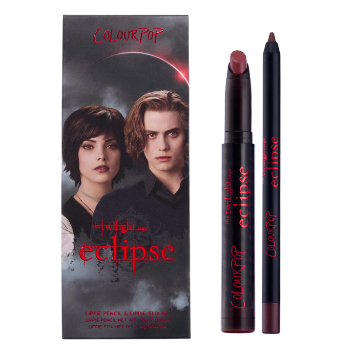 Colourpop X The Twilight Saga Eclipse Lip Kit Warm Burgundy Brown Lip Combo With Lippie Stix Lipstick Plus Lippie Pencil Long Lasting Ultra