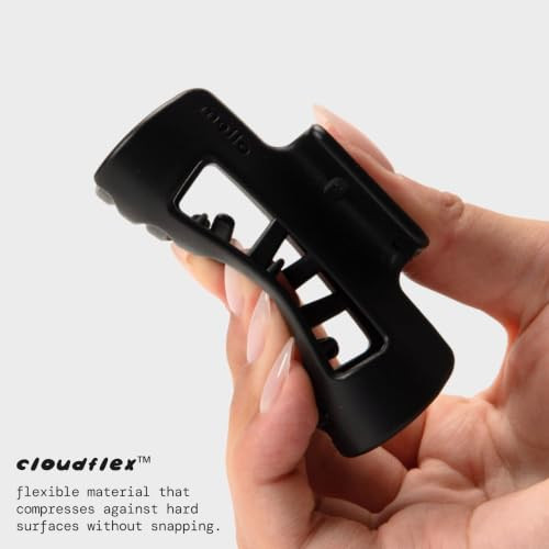 Mello Small Hair Clip Flexible Comfort Hair Claw For Women Strong Hold For Thick And Thin Hair Styling Durable Material Matte Non Slip