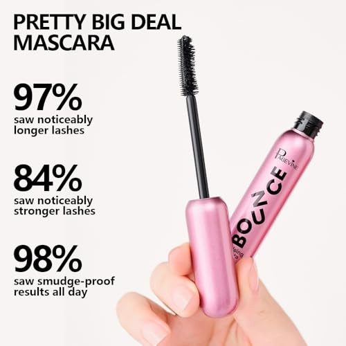 Tubing Mascara 24 Hour Waterproof Volumizing Lengthening Mascara For Fuller Stronger Lashes Smudge Proof And Flake Free Black
