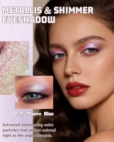 Duochrome Eyeshadow Palette Multichrome Chameleon Holographic Eye Shadow