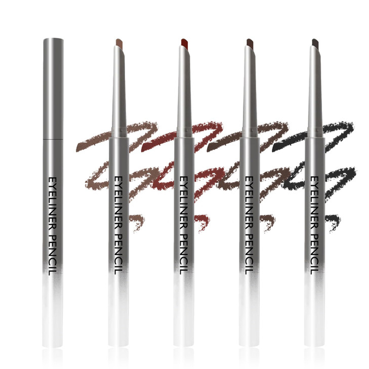 Euphily 4 Pcs Waterline Eyeliner Pencil Set Waterproof Matte Eyeliner Pens Smooth And Long Lasting Gel Cream Eye Liner Pencils Kit Makeup