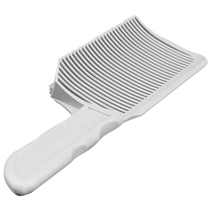 Beavorty Barber Comb For Fading And Blending Tapered Haircutting Comb For Men Curved Styling Tool For Salon And Home Use 7.8 Inch Flat Top