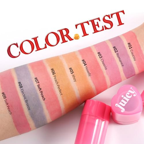 Multi Use Water Jelly Tint Stick Sheer Lip And Cheek Stain Finish 3 In 1 Cheek Blush And Eyeshadow And Lip Tinted Long Lasting Moisture 1