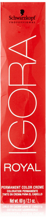 Schwarzkopf Professional Igora Royal Permanent Hair Color Creme 7-77, Medium Blonde Copper Extra, 60 Gram