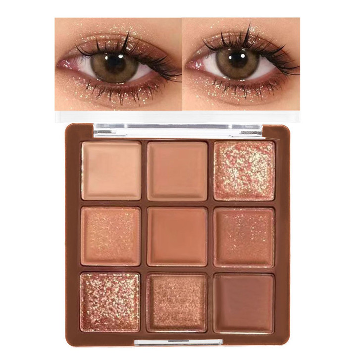 Kxmzeg Neutral Nude Brown Matte Eyeshadow Palette Makeup Cream Eye Shadow Palette Makeup Highly Pigmented Eye Shadows For Older Women Eyes