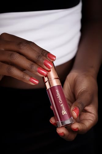 Black Goddess High Shine Ultra Ultra Thin Lip Oil High Shine Nourishing Gloss Vegan Wine