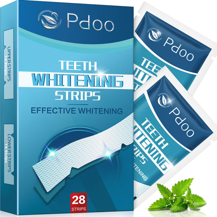 Teeth Whitening Strips For Sensitive Teeth 28 Count Whitener Strips