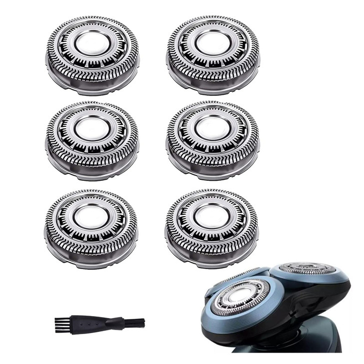 Gleway Sh60 Per 72 Replacement Heads Compatible With Philips Electric Shaver Series 6000 Sh60 Replacement Blades Razor Heads For Shaver