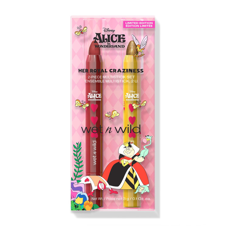 Wet N Wild Her Royal Craziness 2 Piece Multistick Set Alice In Wonderland Collection