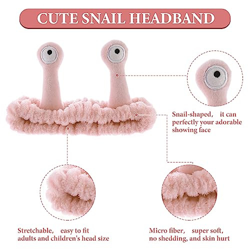 Wllhyf Spa Headband Facial Makeup Head Band Hair Accessories Pink