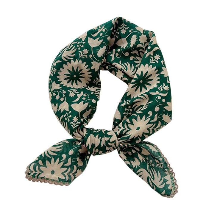 Pemilosci Large Cotton Bandana Head Hair Wrap Scarf For Women 28 X 28 Inch