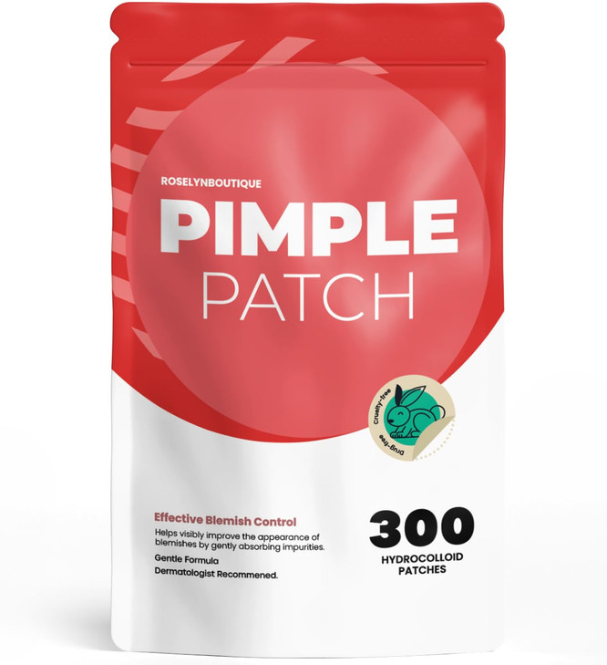Roselynboutique Pimple Patches For Face Hydrocolloid Spot Patches 300 Ct