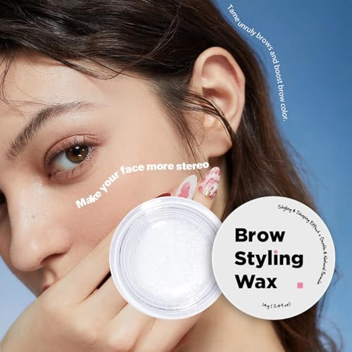 Viola House Brow Styling Wax Eyebrow Soap Long Lasting Waterproof Eye Brow Gel 4D Feathery Eyebrow Soap Kit With Brush 0.49Oz