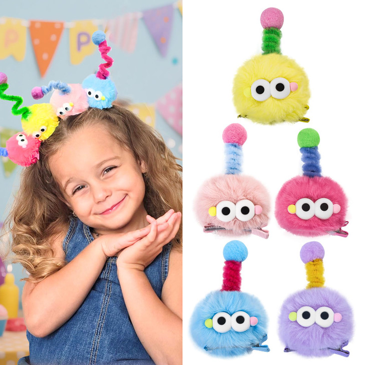 Z Charmmy Halloween Hair Clips For Kids Crazy Hair Day Accessories