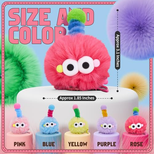 Z Charmmy Halloween Hair Clips For Kids Crazy Hair Day Accessories
