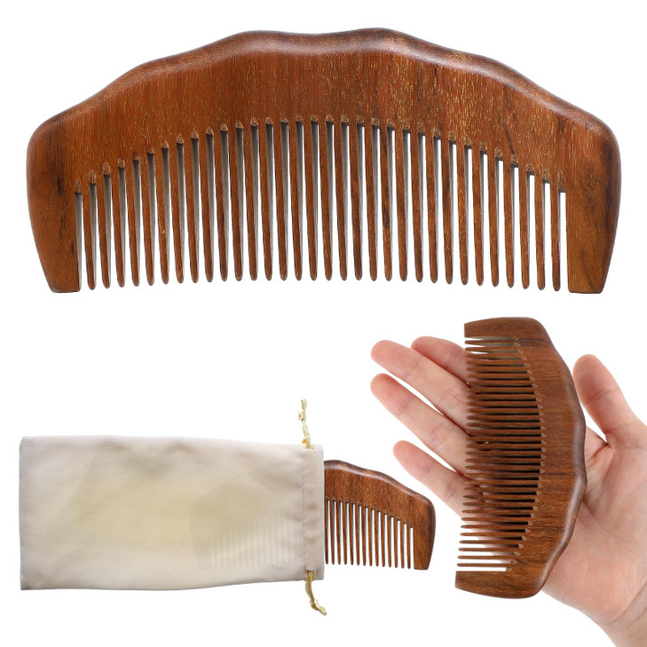 Giantree Wooden Labor Comb Birth Comb For Labor With Bag Cloth