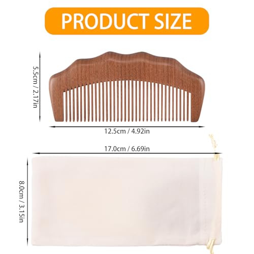 Wooden Labor Comb For Women Labor And Delivery Essentials For Pregnant Women Natural Birthing Comb Baby Shower Gifts With Cloth Bag
